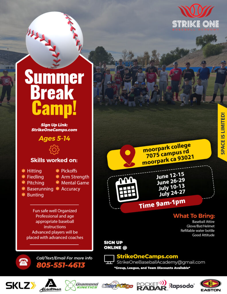 Camps » Strike One Baseball Academy » Simi Valley's 1 Baseball